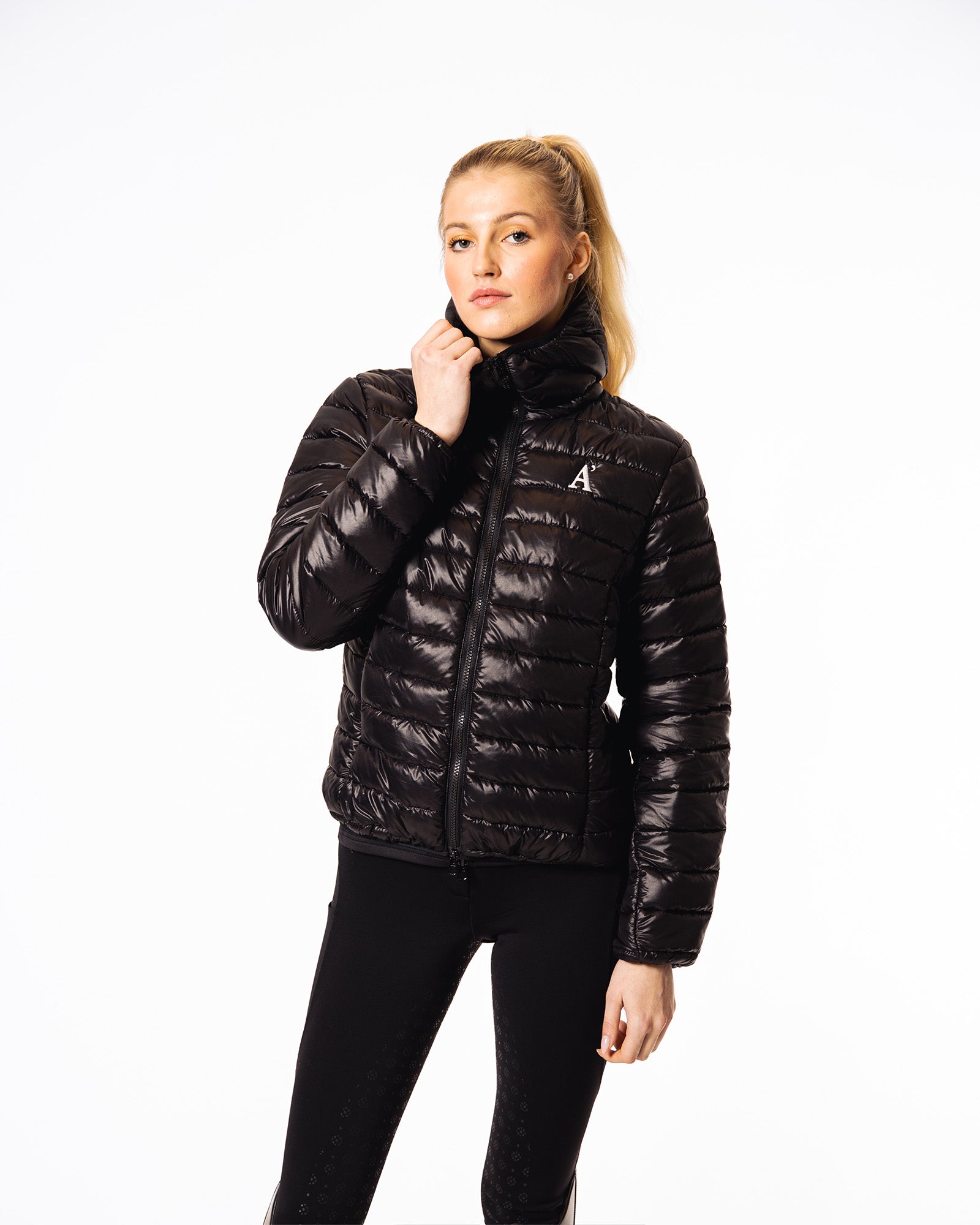 Quilted equestrian jacket best sale